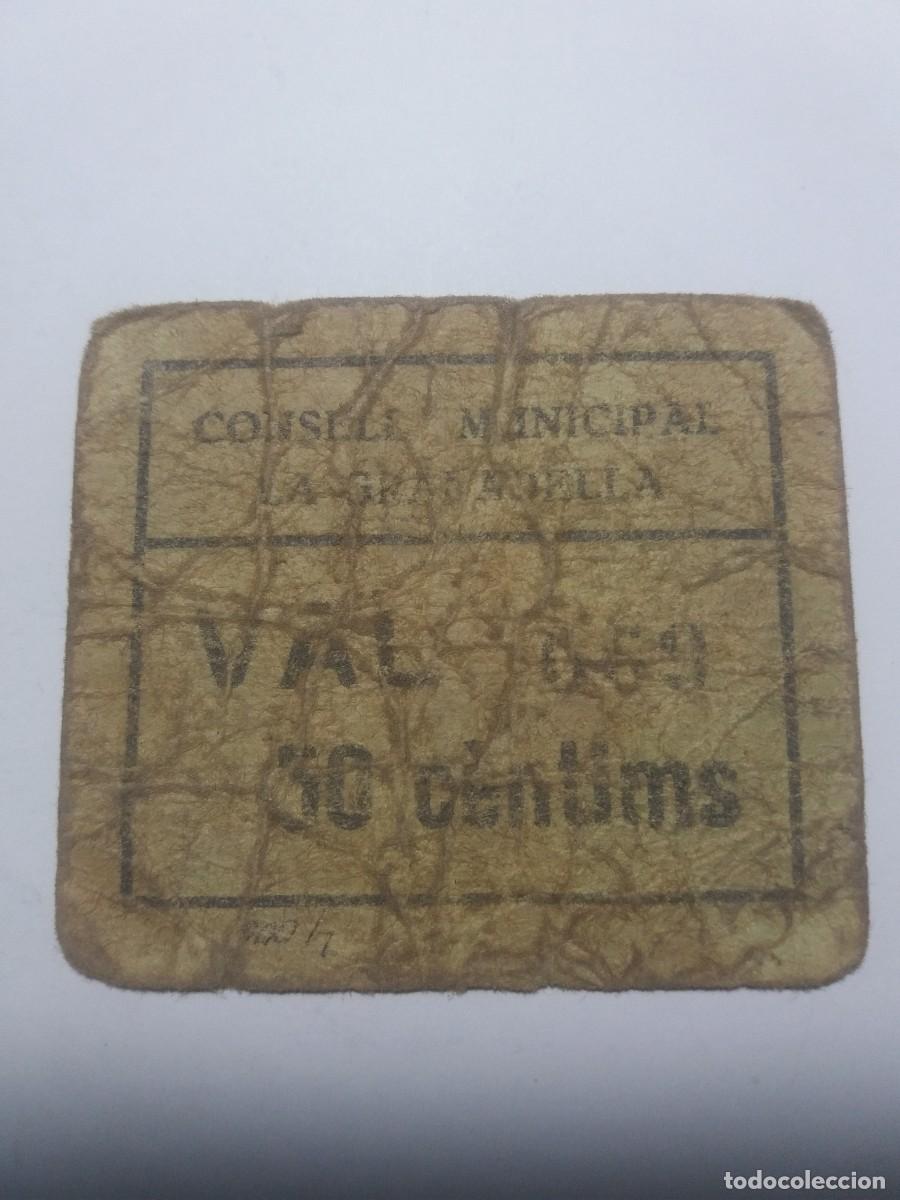 Billetes locales: Billete 50 C&egrave;ntims Consell Municipal LA GRANADELLA