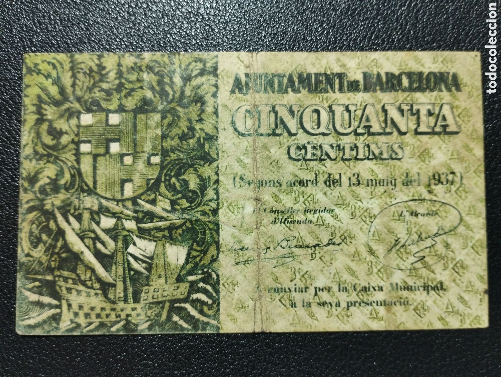 Local Banknotes: Barcelona - posee marca de agua