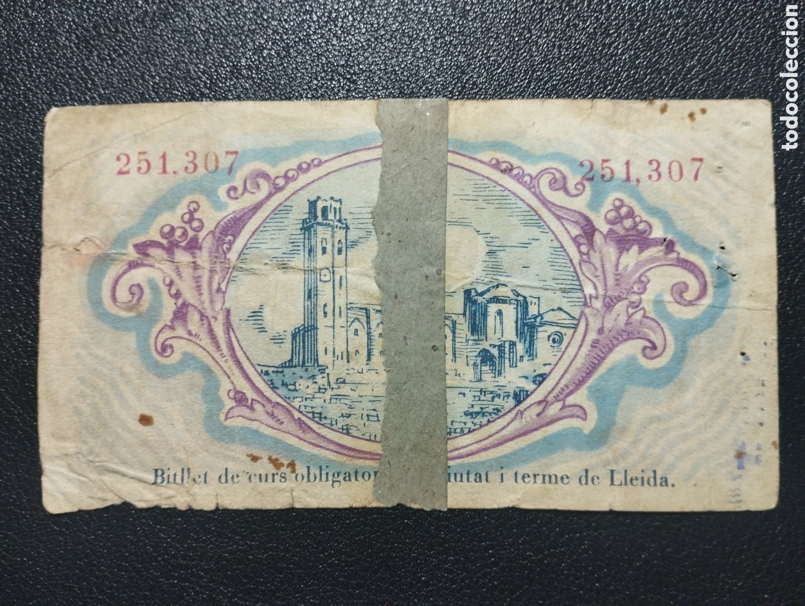 Billetes locales: Lleida - ayuntamiento - Foto 2
