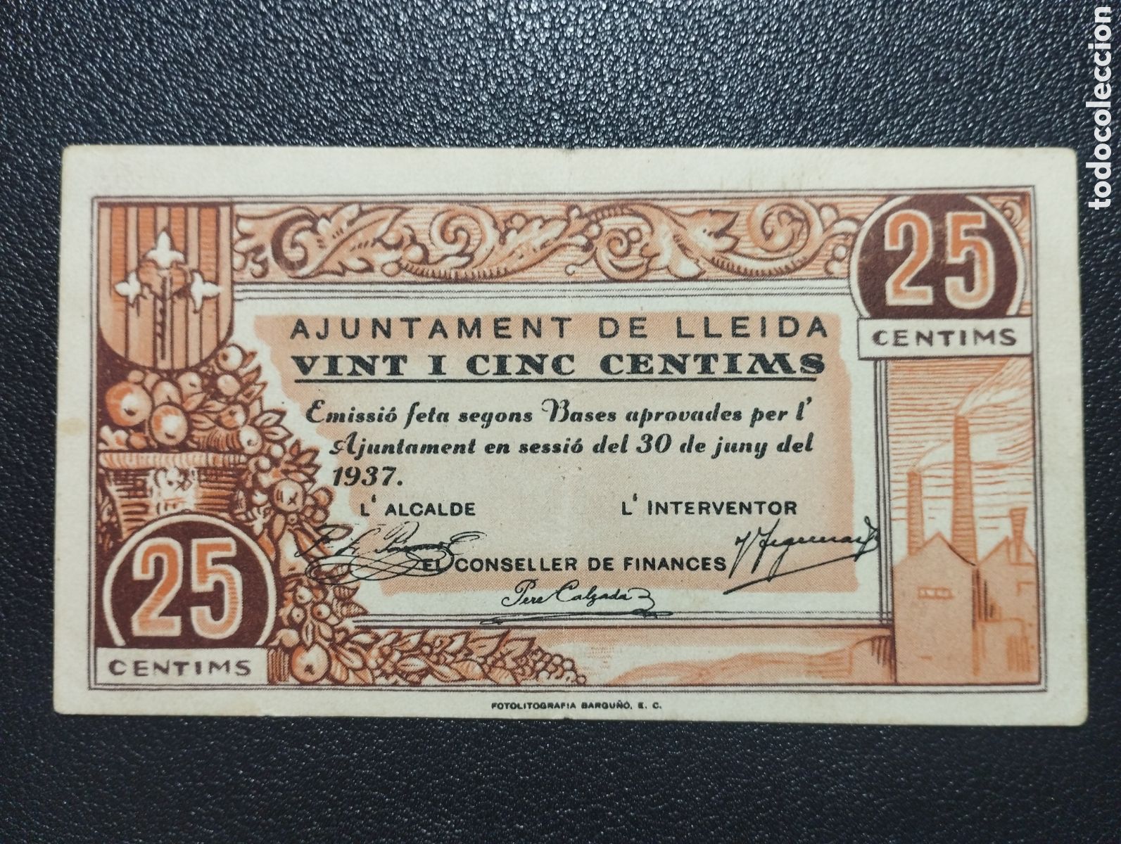 Billetes locales: Lleida - ayuntamiento - Foto 1