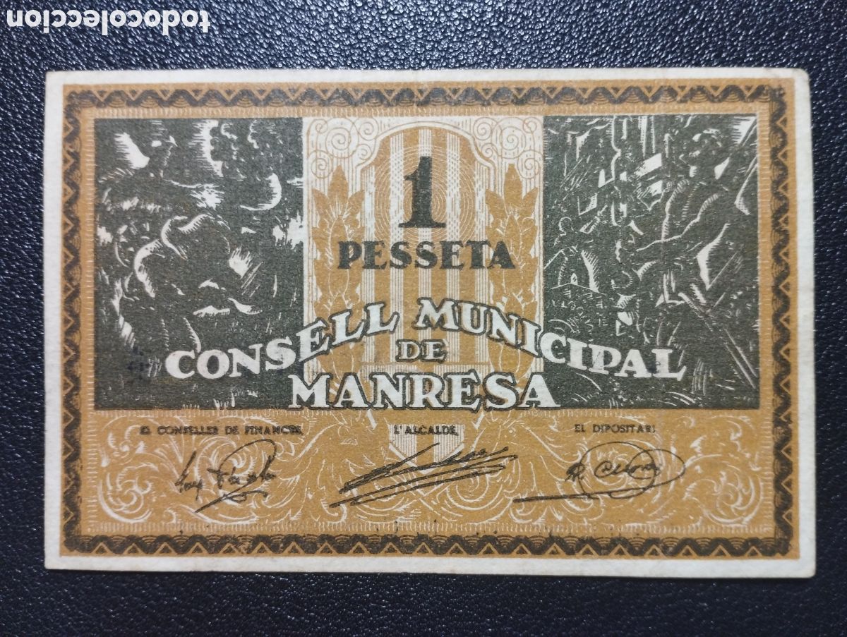Local Banknotes: Barcelona - Manresa consejo municipal
