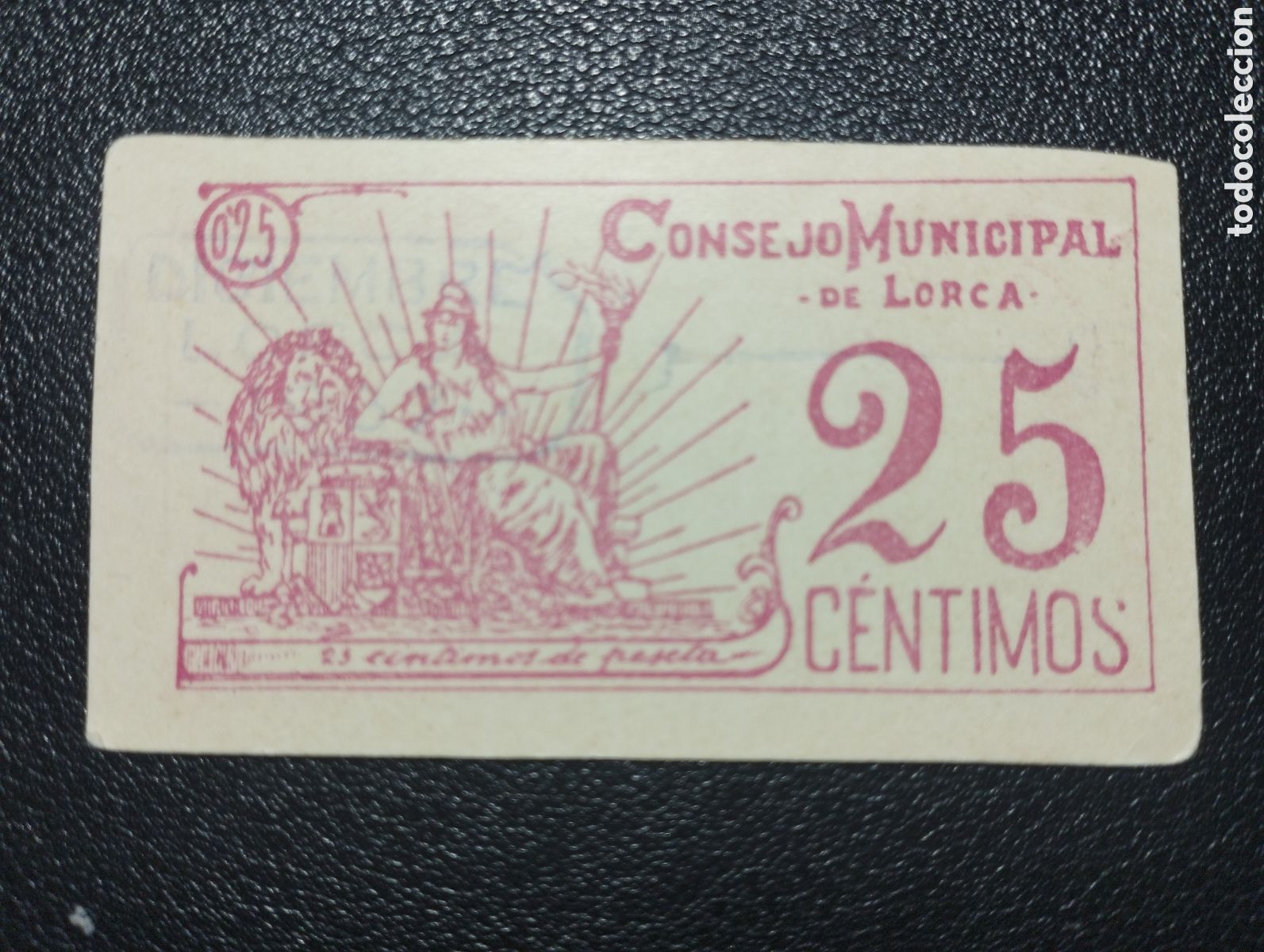 Billetes locales: Murcia - Lorca consejo municipal - Foto 2