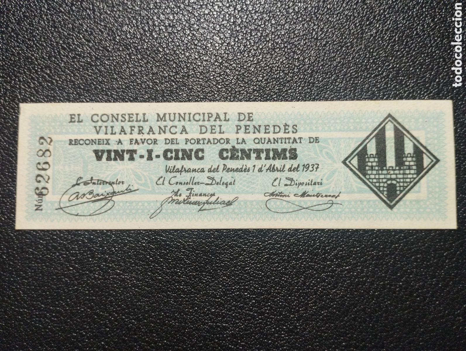 Local Banknotes: Barcelona - Vilafranca del Pened&eacute;s SC