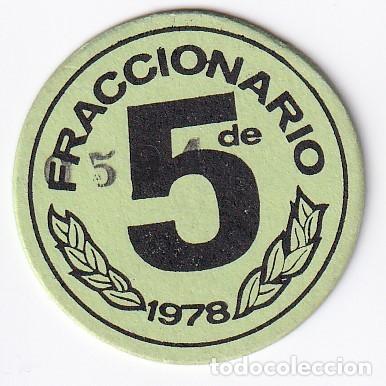 Local Banknotes: VALE DE 5 PESETAS DE SUPERMERCADOS EL TIBURON DE PARLAMENTO 38 - BARCELONA