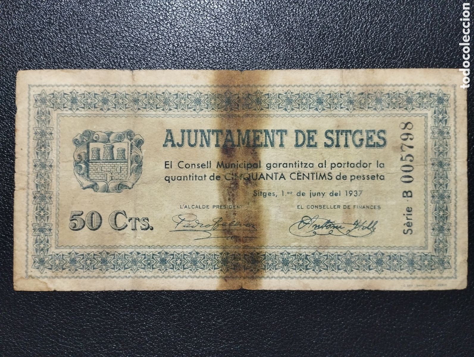 Banconote locali: Barcelona - Sitges Ayuntamiento