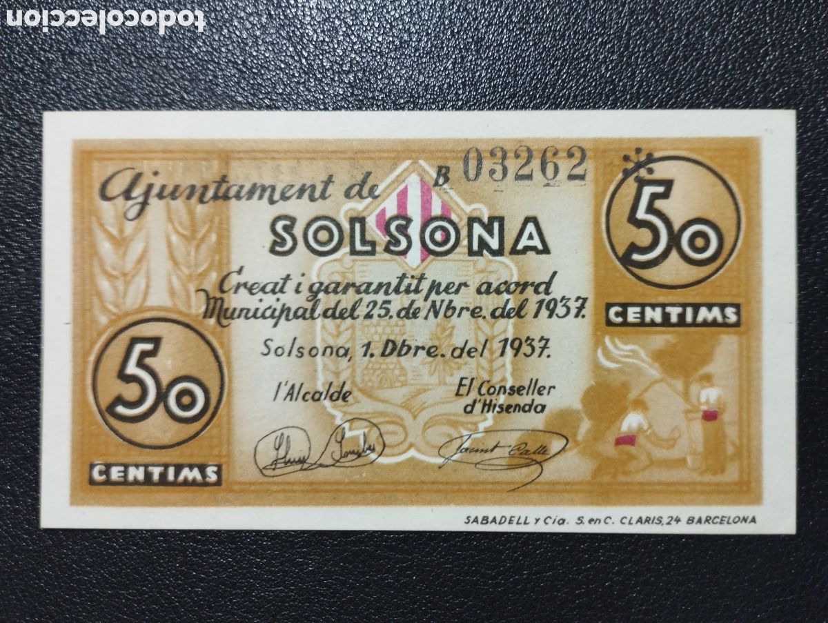 Billetes locales: Lleida - Solsona SC ayuntamiento - Foto 1
