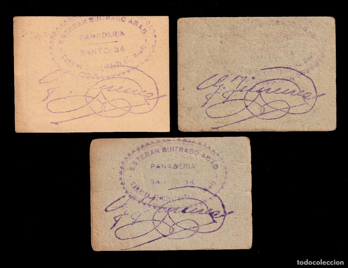 Billetes locales: *** LOTE X 3 VALES DE PANADER&Iacute;A DE CARRI&Oacute;N DE CALATRAVA (CIUDAD REAL) ***