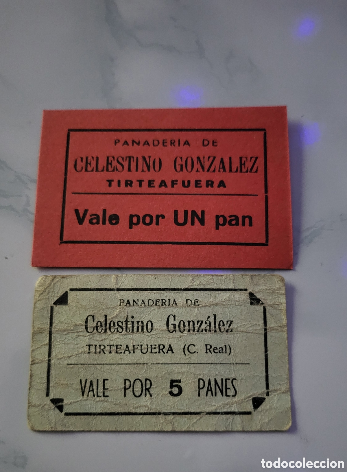 Billetes locales: Tirteafuera (C.real) 2 billetes locales