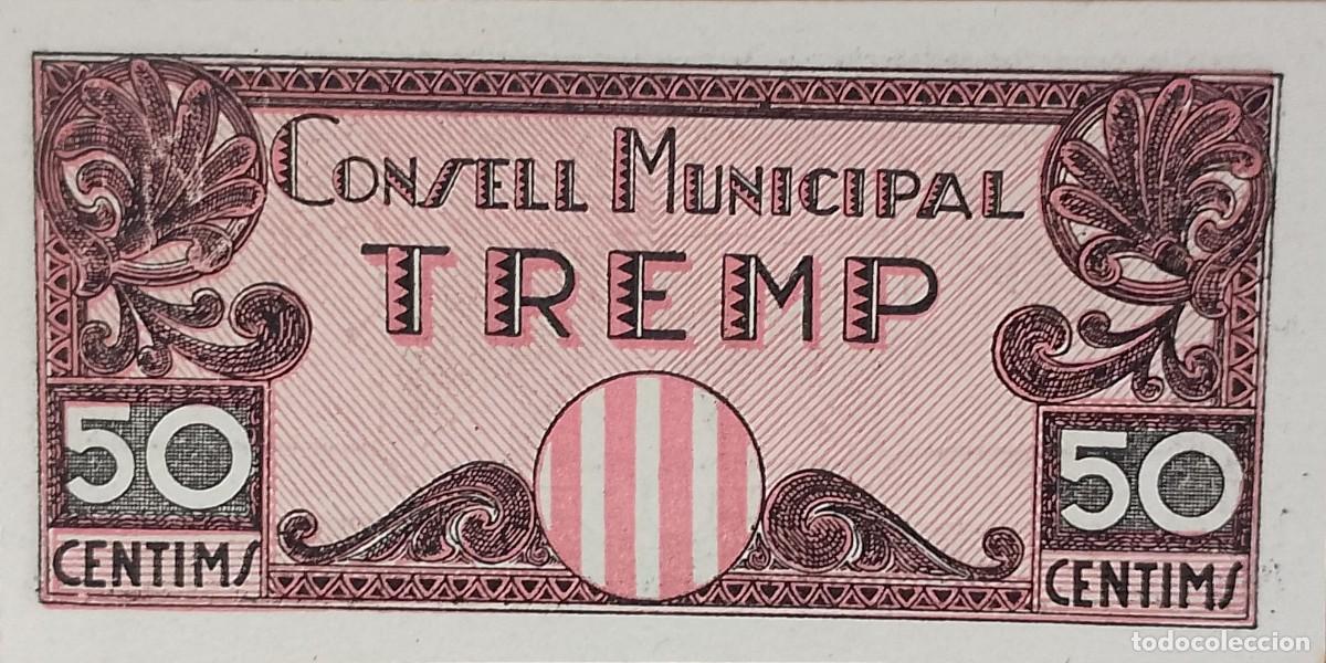 Billetes locales: BILLETE LOCAL DE 1 PESETA TREMP 1937 GUERRA CIVL