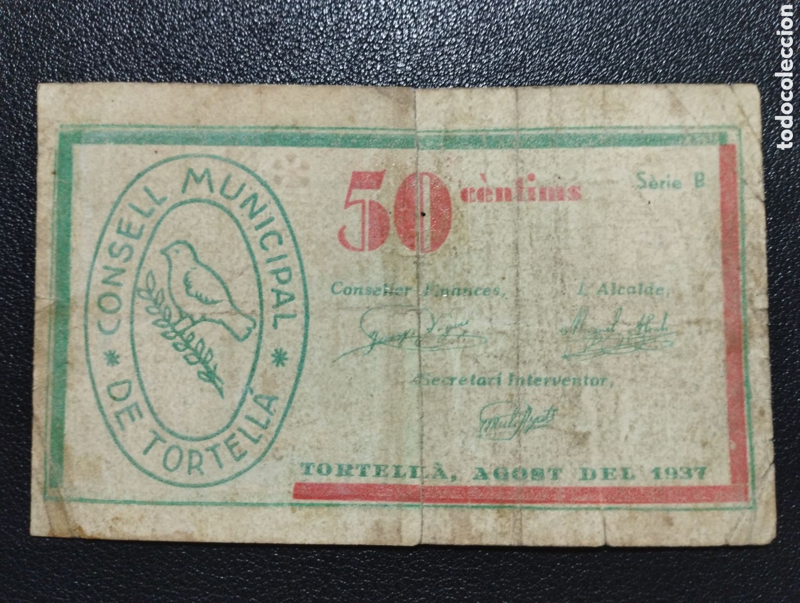 Billetes locales: Gerona - Tortella consejo municipal
