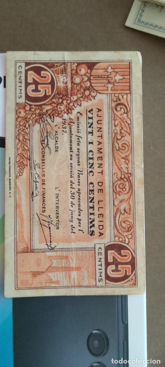 Billetes locales: BILLETE LOCAL DE 20 CENTIMOS LLEIDA 1937 GUERRA CIVL