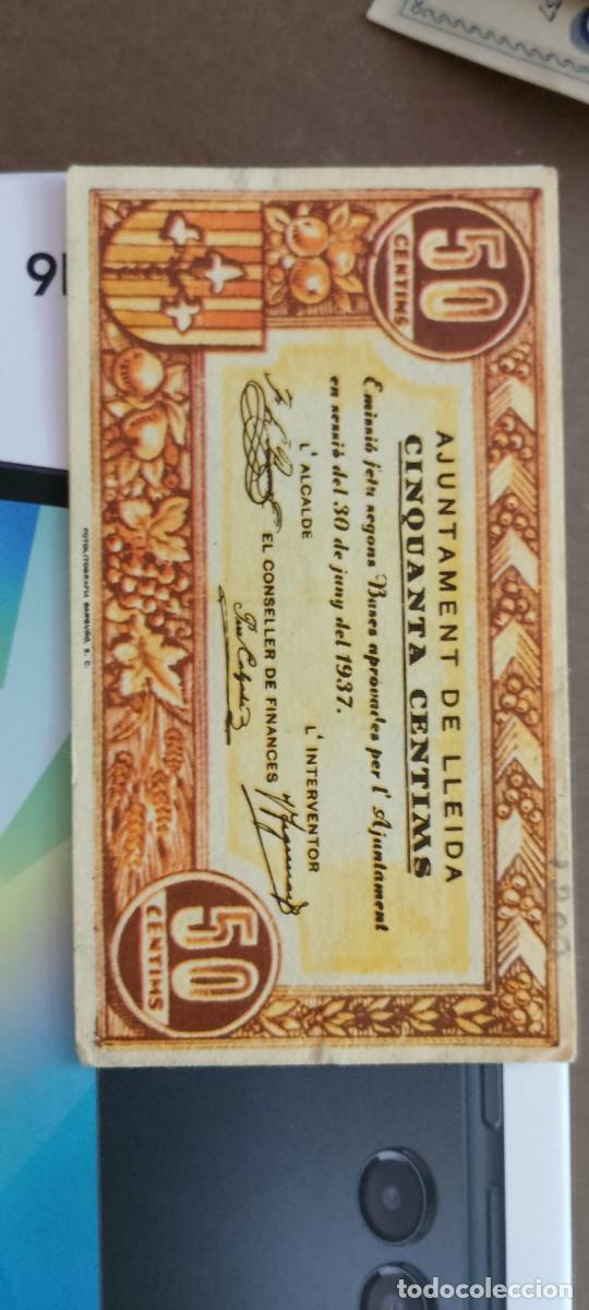 Billetes locales: BILLETE LOCAL DE 20 CENTIMOS LLEIDA 1937 GUERRA CIVL