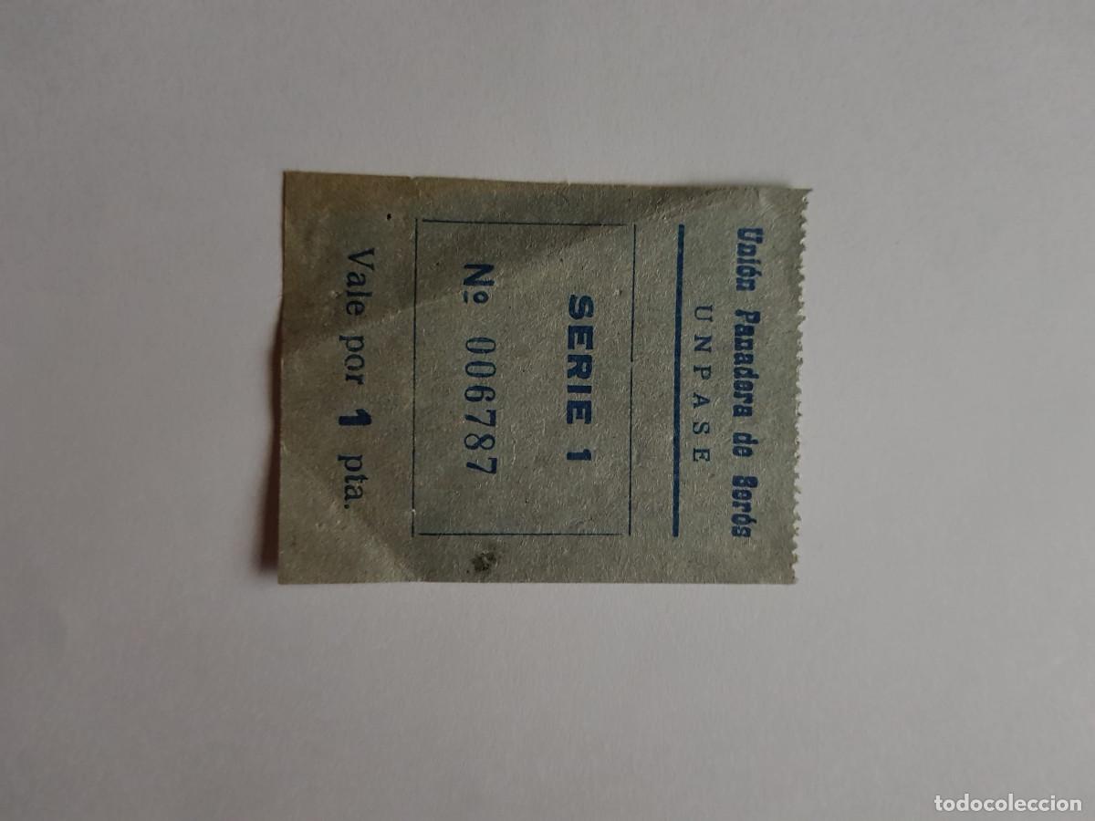 Billetes locales: UNION PANADERA DE SEROS-1 PESTA