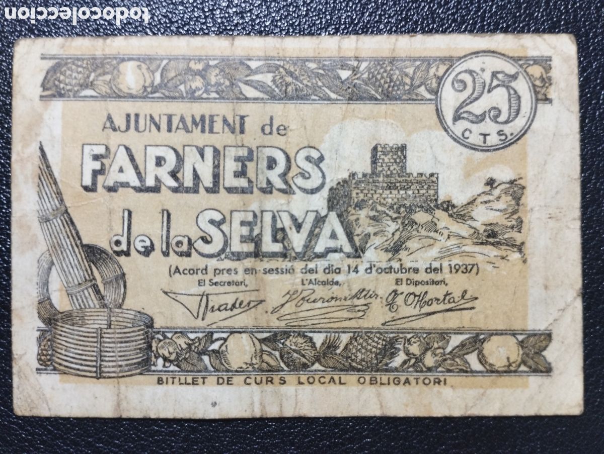 Billetes locales: Gerona - Farners de la Selva