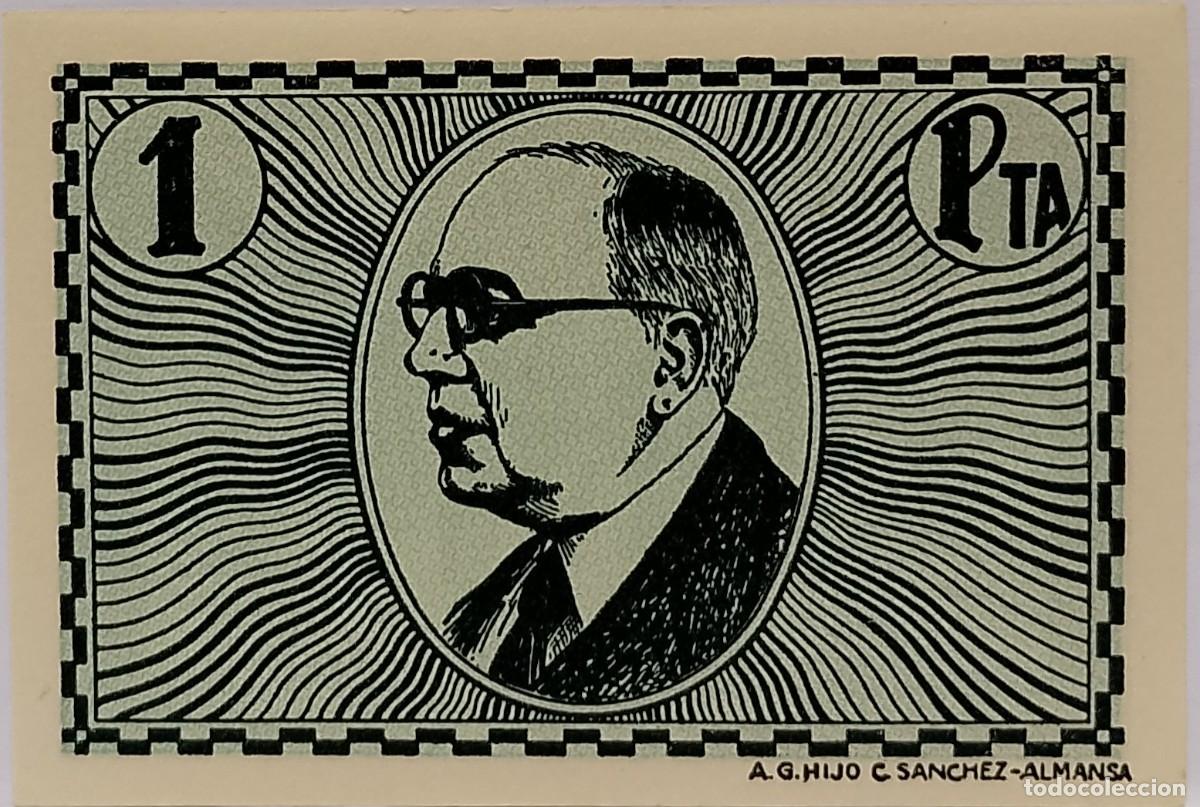Billetes locales: BILLETE LOCAL DE 1 PESETA DE VILLAFRANCA DE LOS CABALLEROS 1937 GUERRA CIVIL