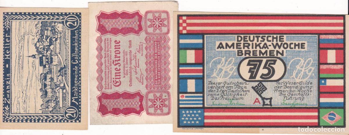 Billetes locales: AA29- Lote BILLETES LOCALES. Sin Circular