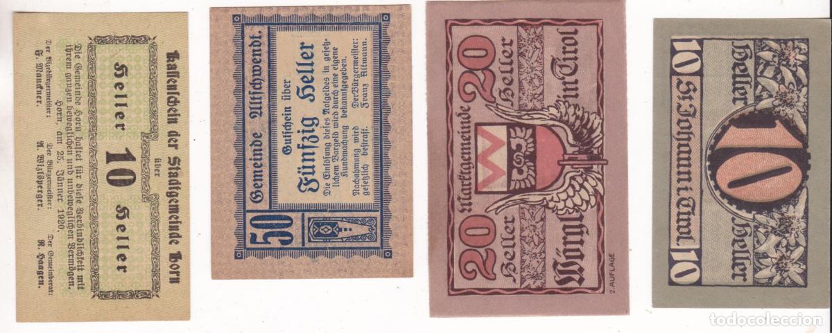 Billetes locales: AA29- Lote BILLETES LOCALES. Sin Circular