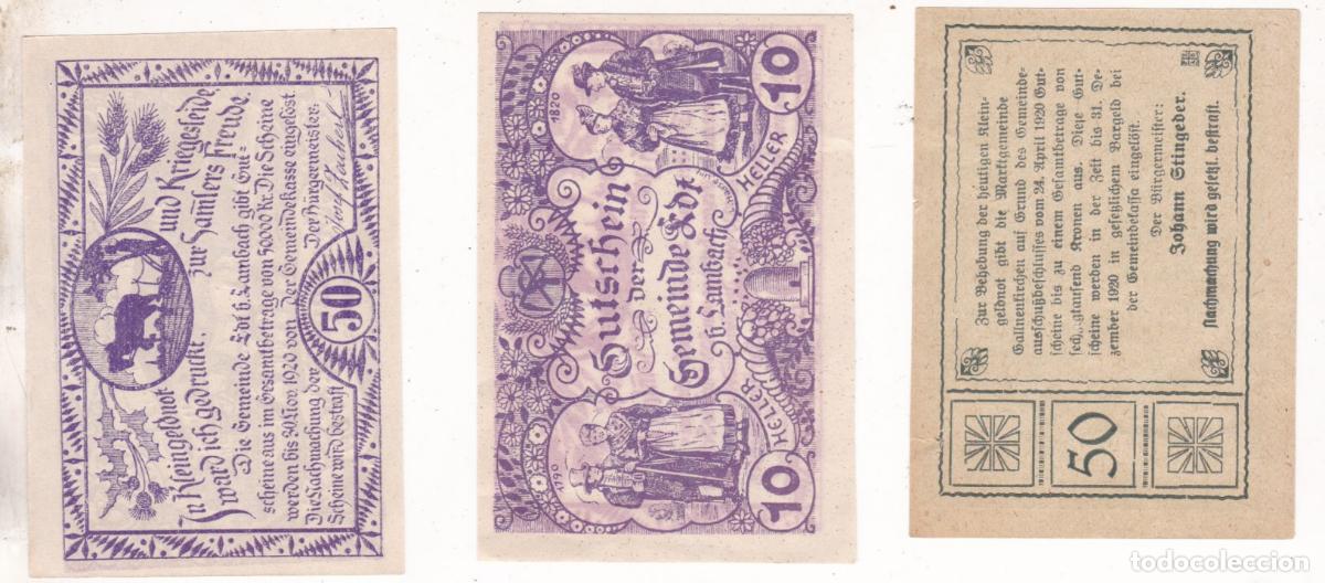 Billetes locales: AA29- Lote BILLETES LOCALES. Sin Circular