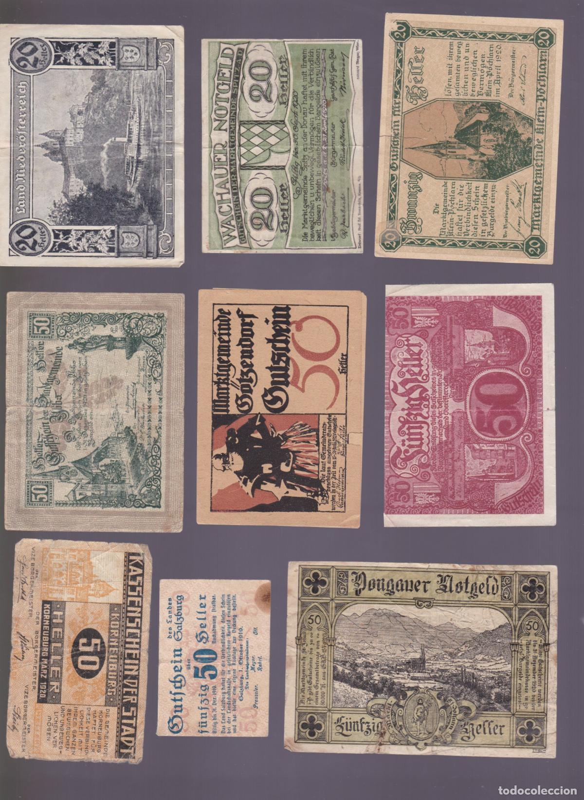 Billetes locales: AA30- Lote BILLETES LOCALES.