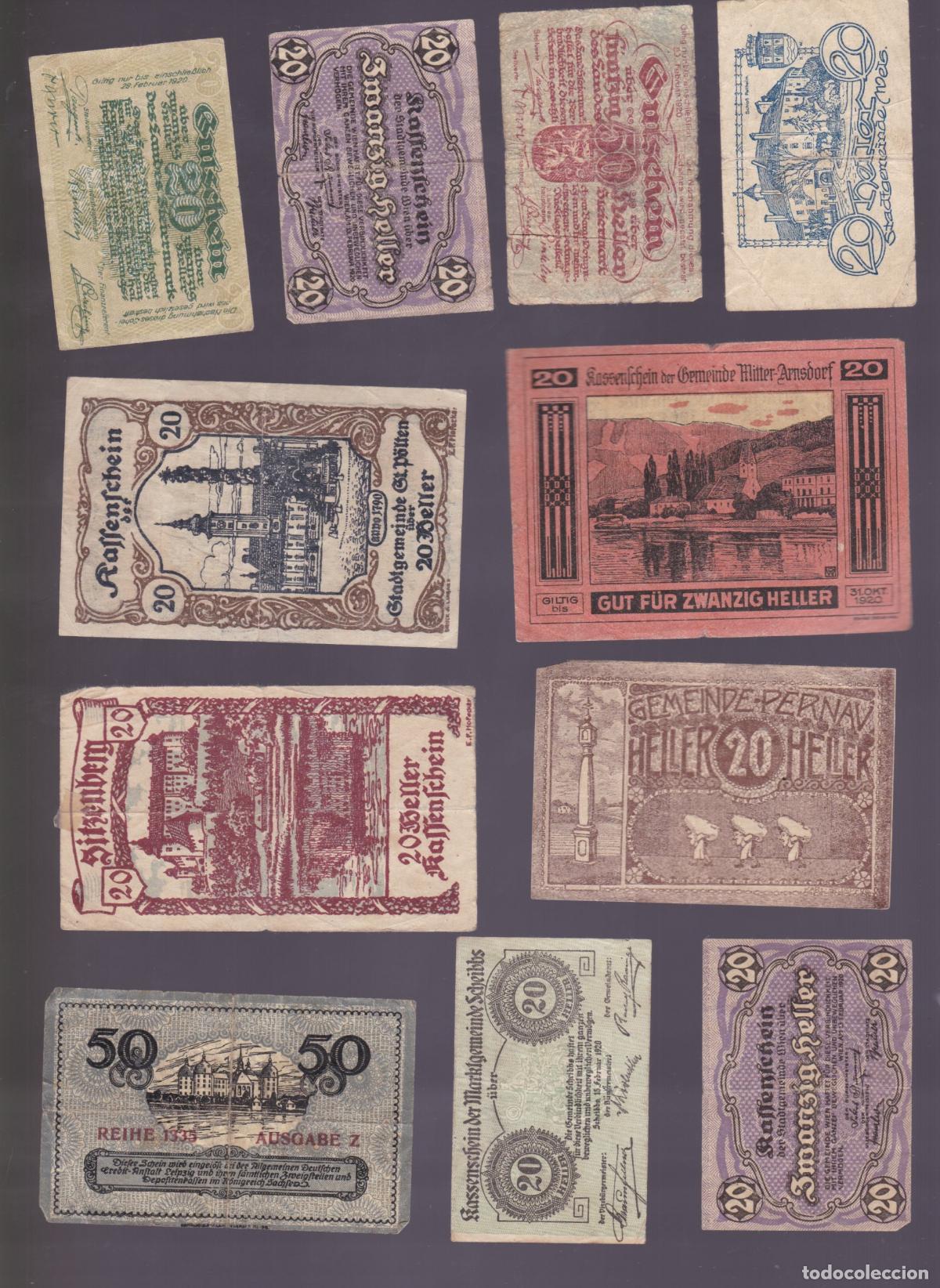 Billetes locales: AA30- Lote BILLETES LOCALES.