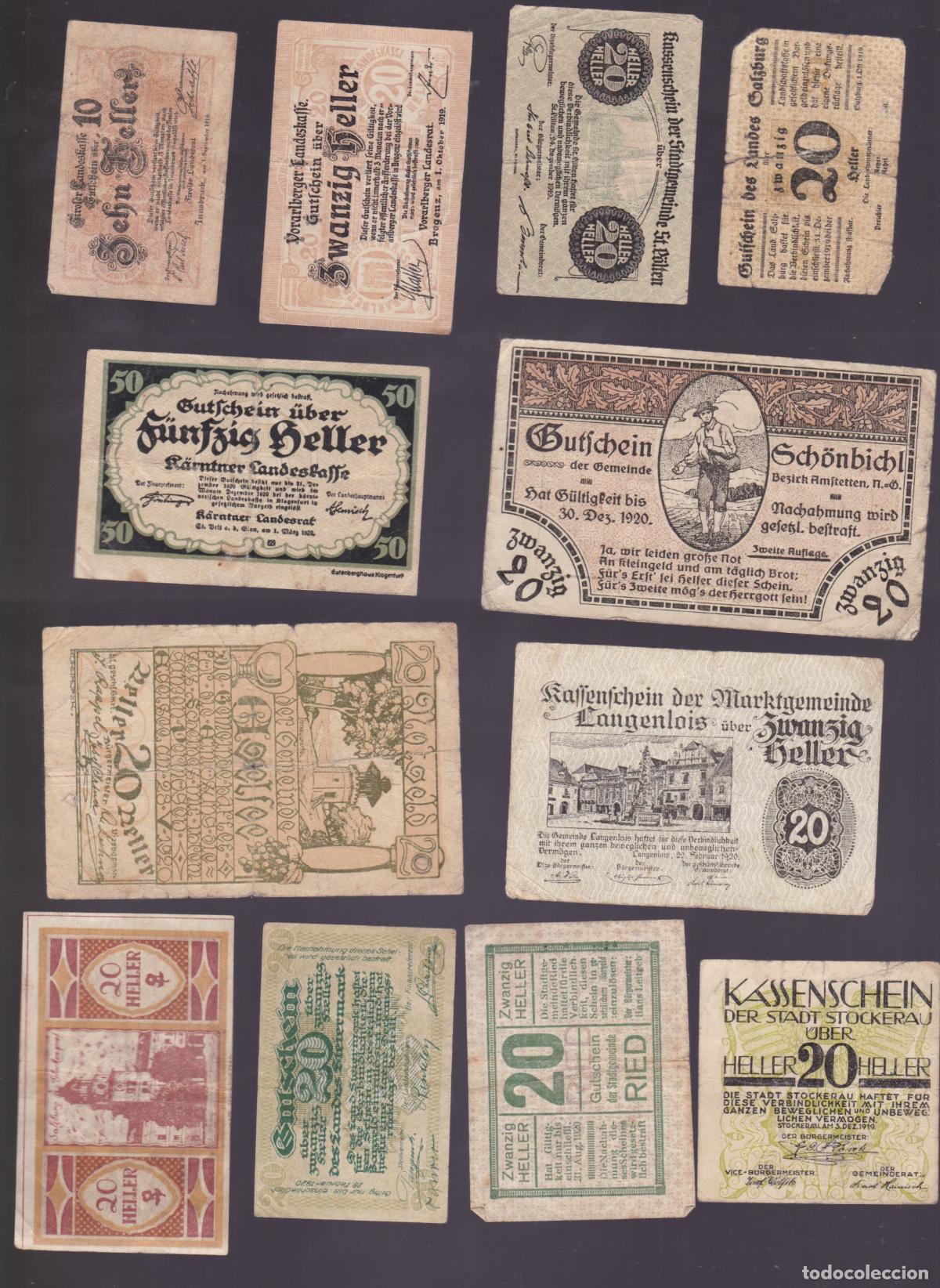 Billetes locales: AA30- Lote BILLETES LOCALES.