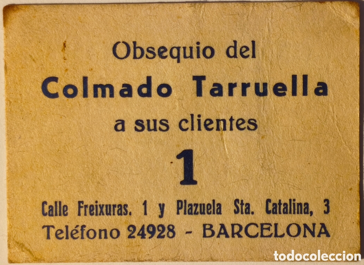 Billetes locales: AL NO CAT - Colmado Tarruella - Barcelona