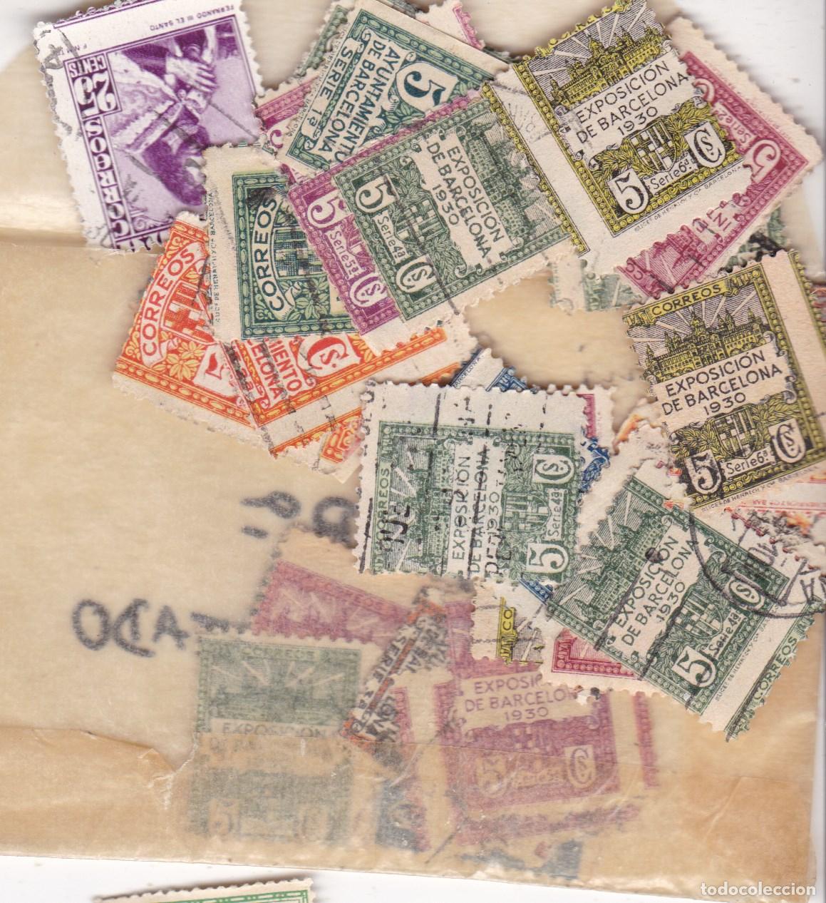 Billetes locales: FC4-109- Ayuntamiento BARCELONA x 29 Sellos VARIEDADES DENTADO