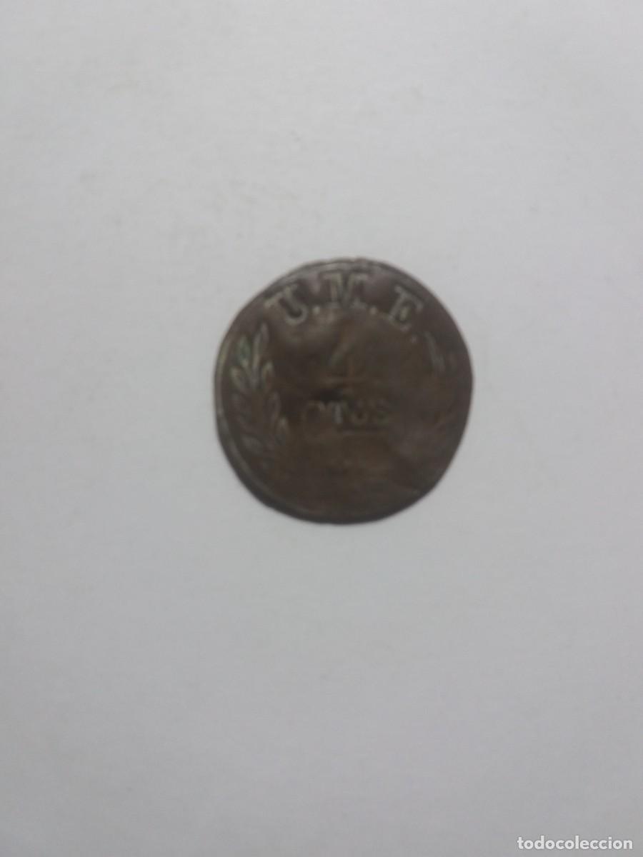 Billetes locales: Ficha Cooperativa 4 C&eacute;ntimos U.M.E. (Uni&oacute; Mercantil Econ&oacute;mica) Barcelona