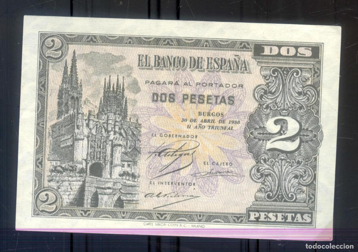 Billetes locales: NUMULITE P0282 Bilelte Banco de Espa&ntilde;a dos pesetas 1938