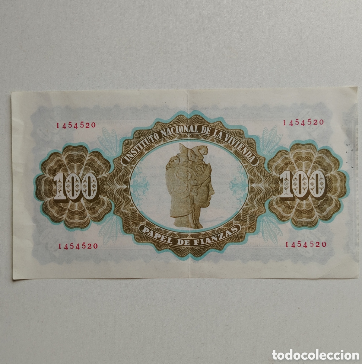 Billetes locales: Papel de Finanzas de 100 pesetas fecha 1954