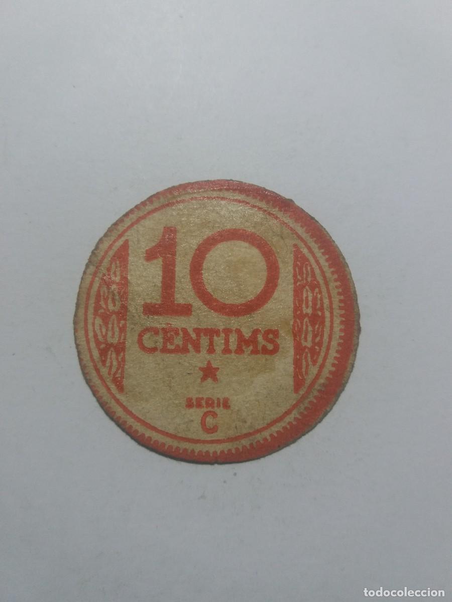 Billetes locales: Billete 10 C&egrave;ntims Consell Municipal MANRESA