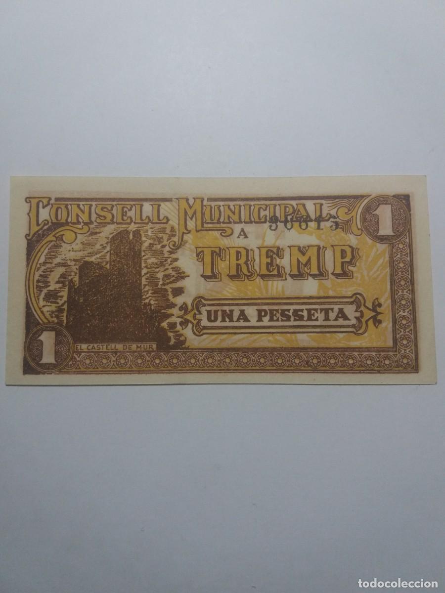 Billetes locales: Billete 1 Pesseta Consell Municipal TREMP