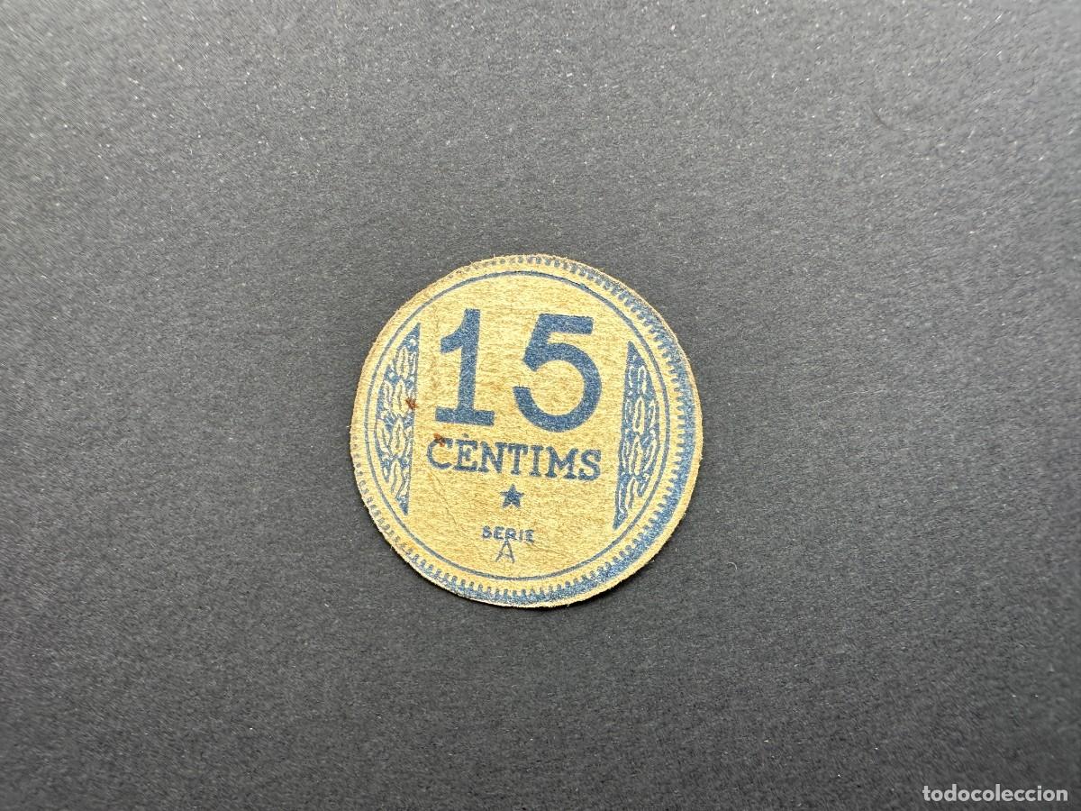 Banconote locali: a&ntilde;o 1937 - BILLETE DE 15 CENTIMOS - CONSELL MUNICIPAL DE MANRESA - BILLETE LOCAL