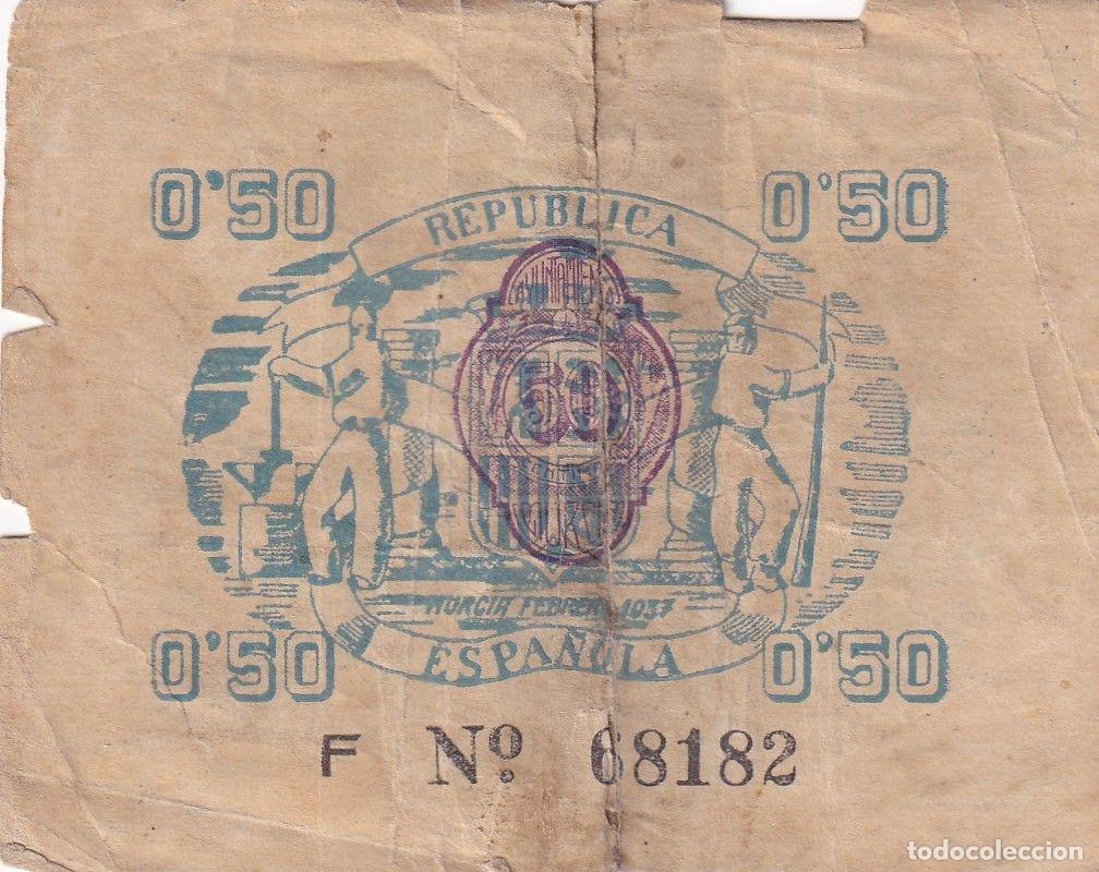 Lokale Banknoten: CRBL0250 BILLETE LOCAL ESPA&Ntilde;A 1 PESETA MURCIA 1937 USADO