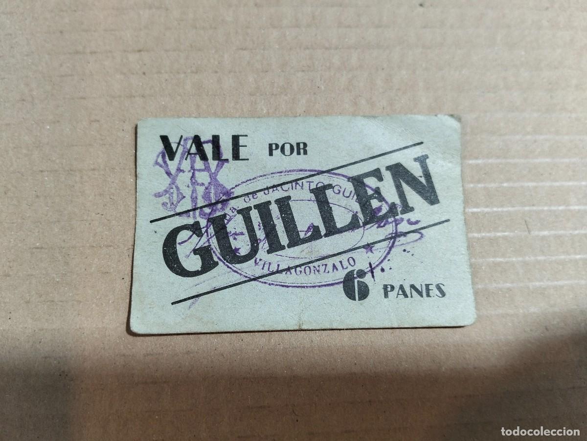 Billetes locales: vale guillen vale 6 panes villagonzalo badajoz