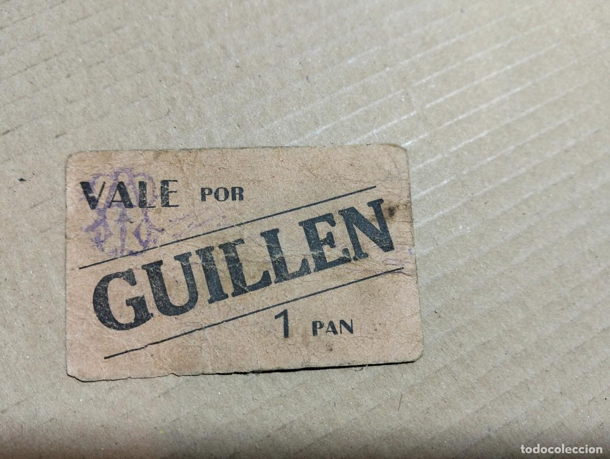Billetes locales: vale guillen vale 1 pan villagonzalo badajoz