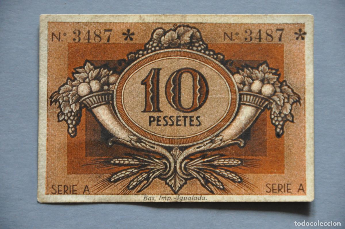 Billetes locales: AYUNTAMIENTO DE SOLSONA - 50 CENTIMS 1937 - Foto 2