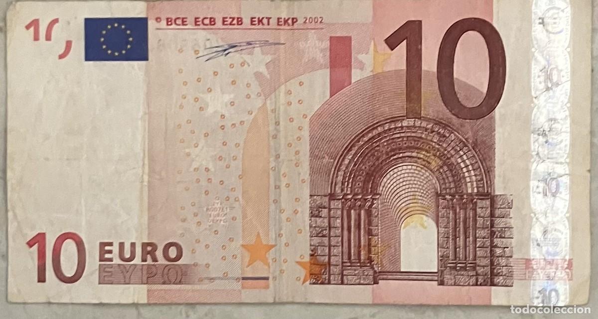 Billets locaux: MONEDA,BILLETE de 10 EUROS 2002
