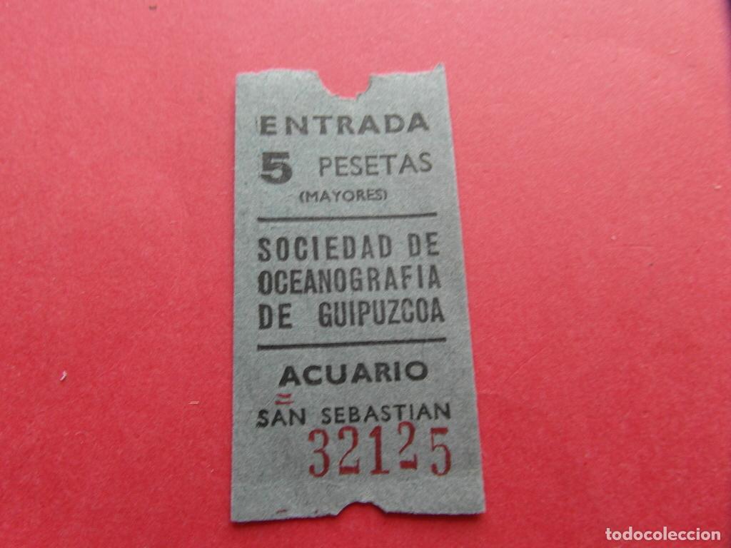 Billets locaux: ENTRADA SOCIEDAD OCEANOGRAFICA DE GUIPUZCOA ACUARIO SAN SEBASTIAN