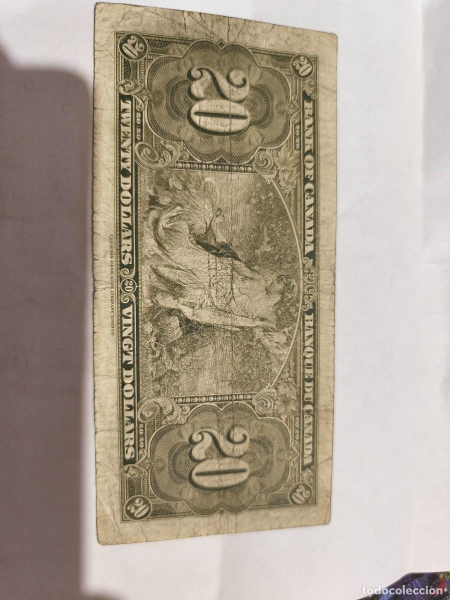 Billetes locales: Canad&aacute; 20dollars 1937 F. - Foto 2