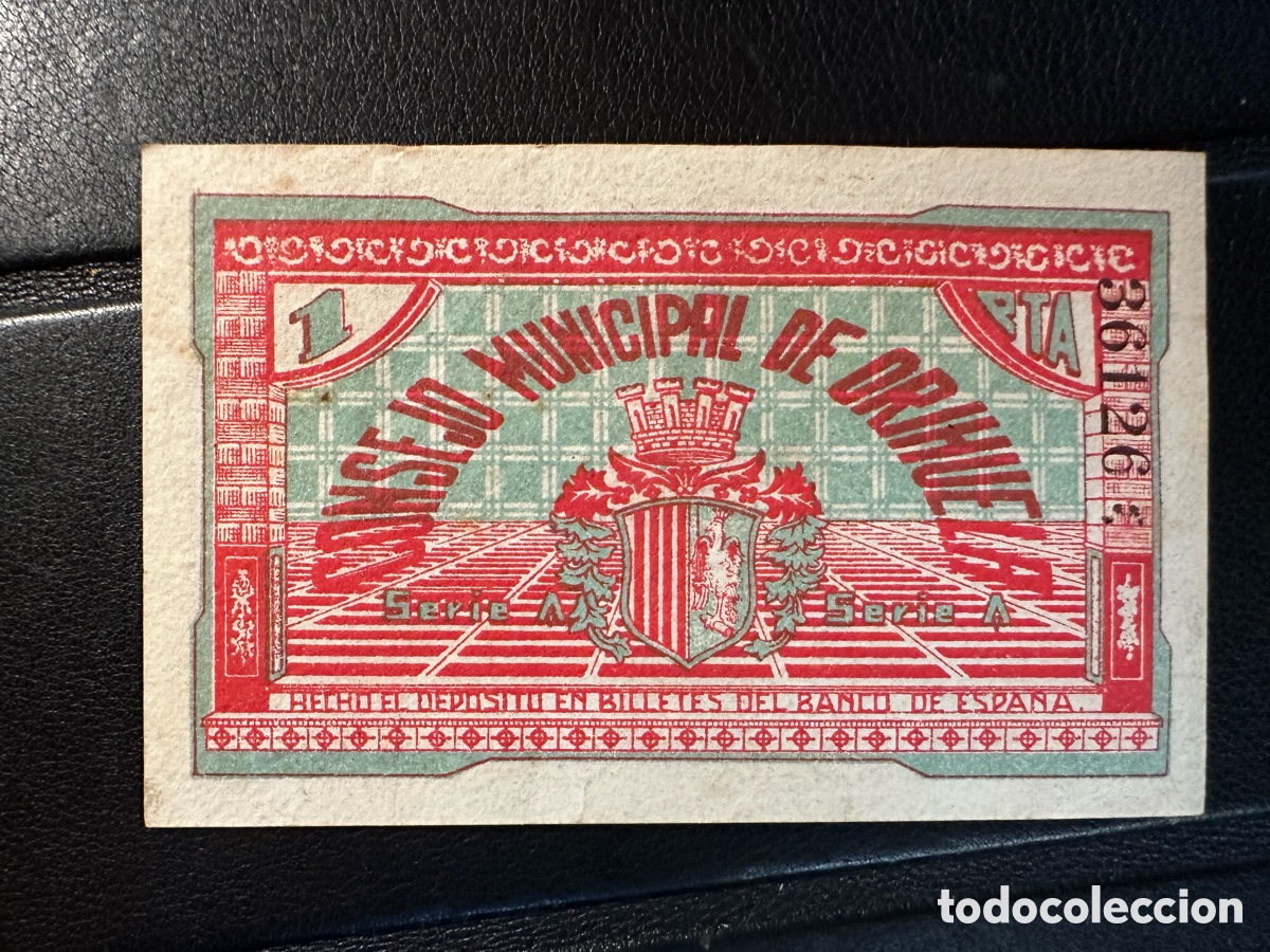 Billetes locales: Orihuela 1 pta Valencia