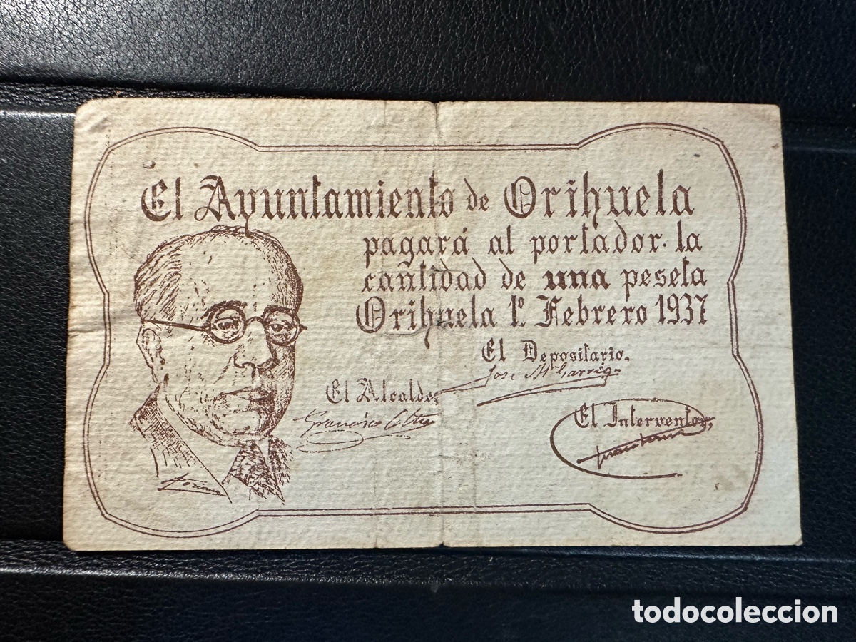 Billetes locales: Orihuela 1 pta Valencia
