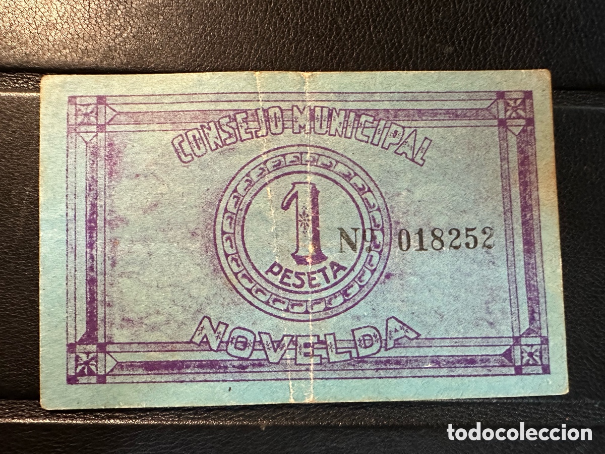 Billetes locales: Novelda 1 pta Alicante