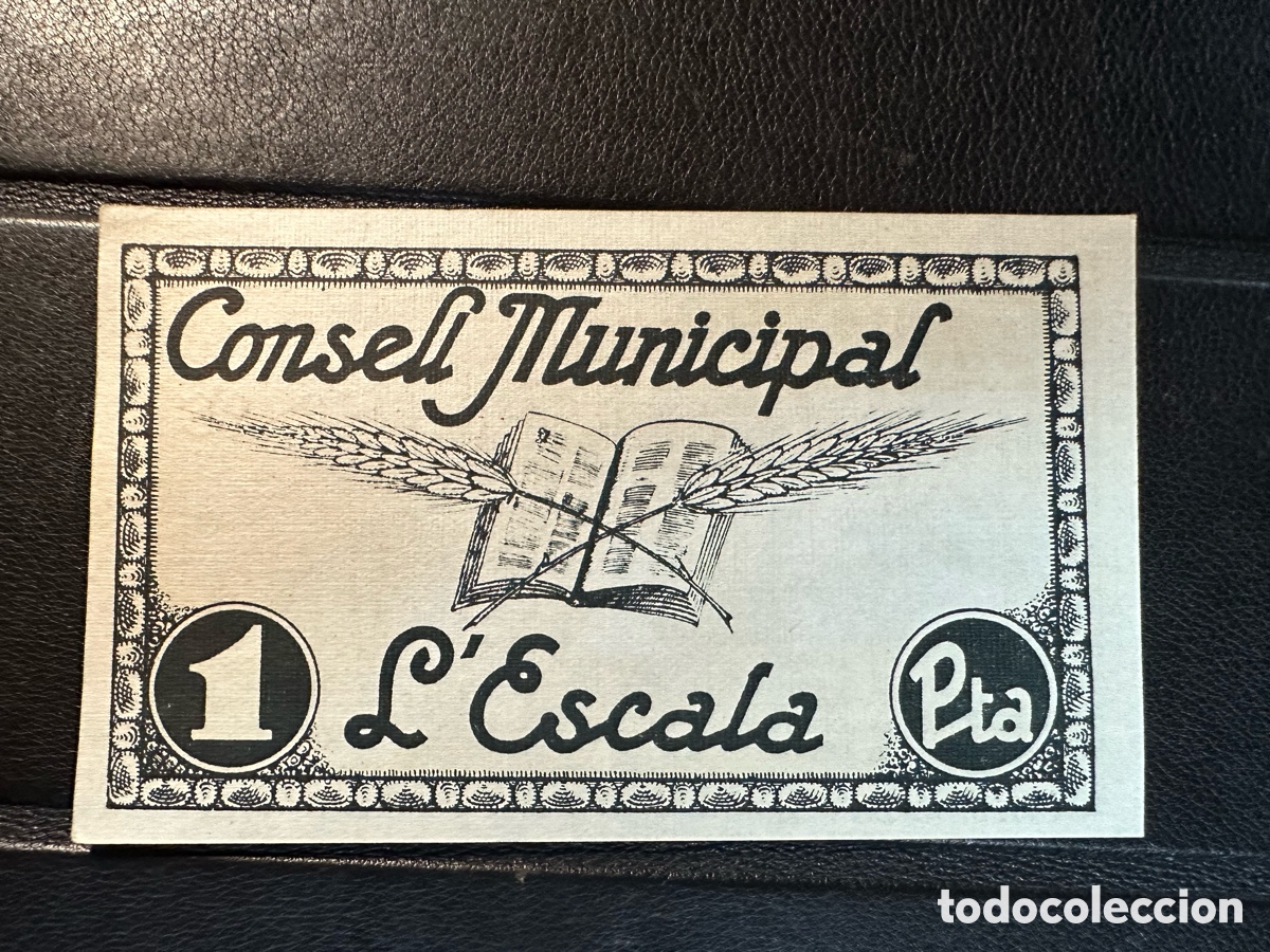 Billetes locales: L&rsquo;Escala 1 pta Girona - Foto 2