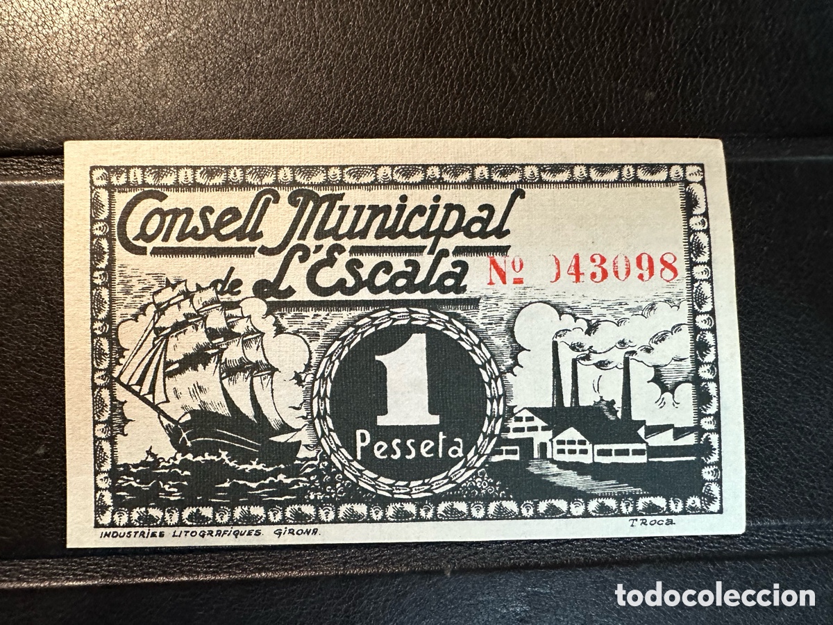 Billetes locales: L&rsquo;Escala 1 pta Girona