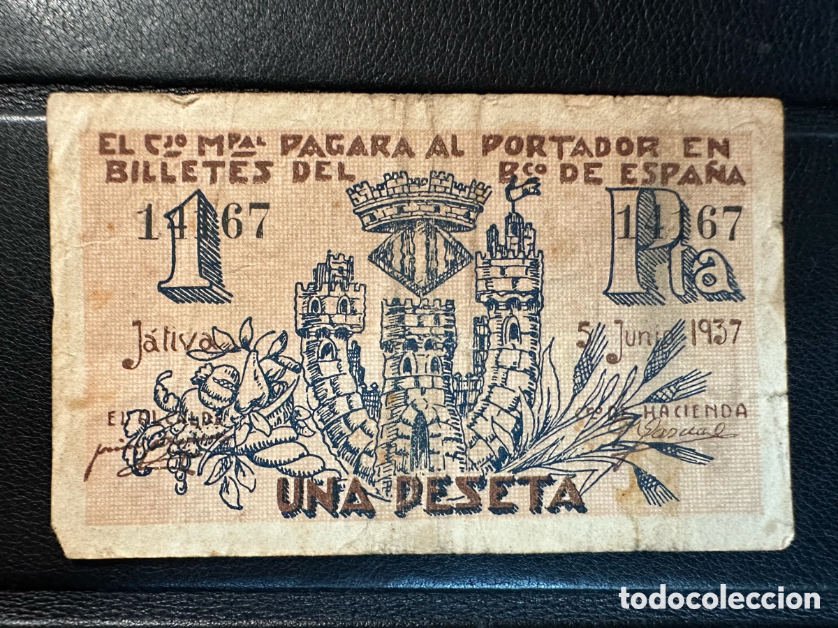 Billetes locales: J&aacute;tiva 1 pta Valencia - Foto 2