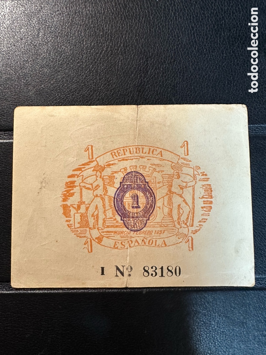 Billetes locales: Murcia 1 pta billete - Foto 2