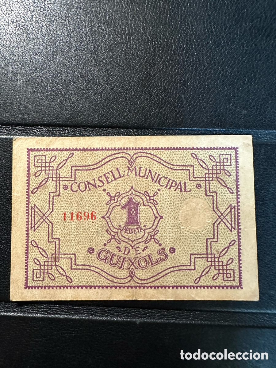 Billetes locales: Sant Feliu Guixols 1 pta Gerona