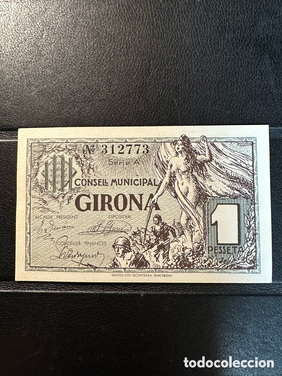Billetes locales: Consell de Girona 1 pta - Foto 1