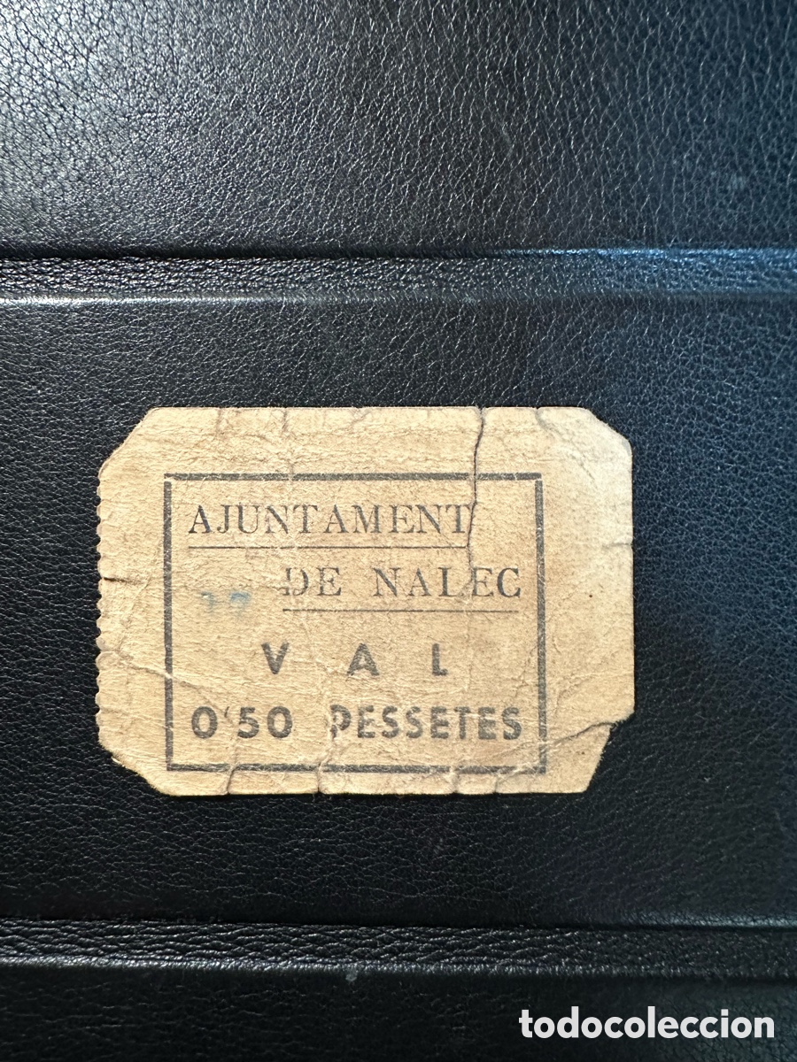Billetes locales: Nalec 0,50 cts L&eacute;rida